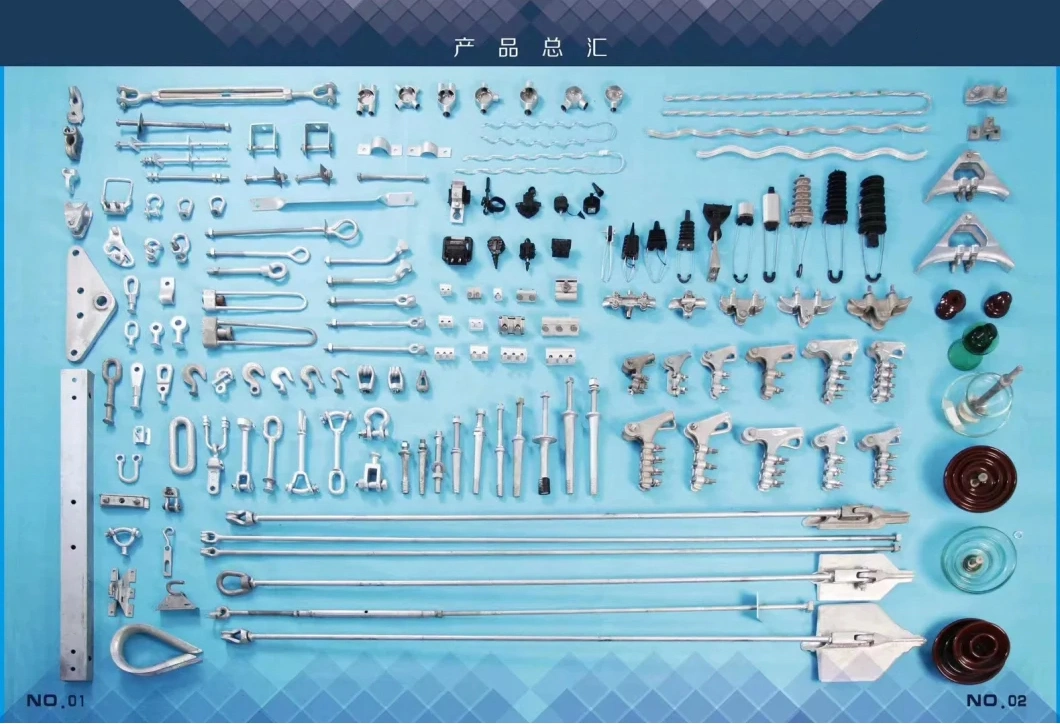 LV &amp; Mv Guy Fittings Line Hardware Stay Assembly Set Stay Rod