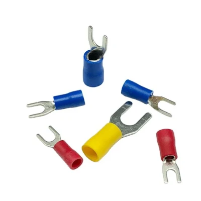 Free Sample High Quality Best Price Customized Wholesale Brass/Copper Crimp Insulated Terminal Lug Spade Wire Connectors