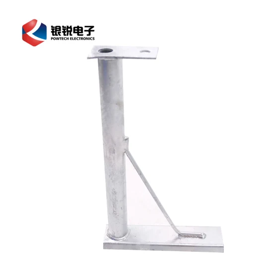 Cable Assembly Galvanized Steel Pole Anchor Bracket Extension Arm for Post Support and Fixing